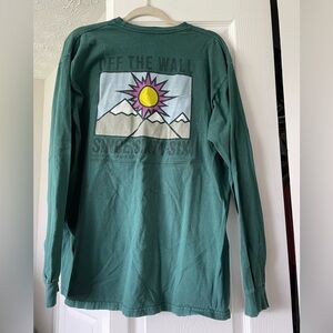 Vans Mountain green long sleeve men’s shirt